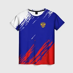 Футболка женская RUSSIA SPORT, цвет: 3D-принт