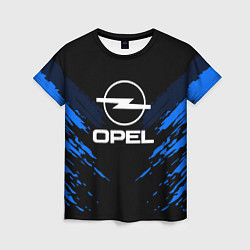 Футболка женская Opel: Blue Anger, цвет: 3D-принт