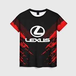Футболка женская Lexus: Red Anger, цвет: 3D-принт