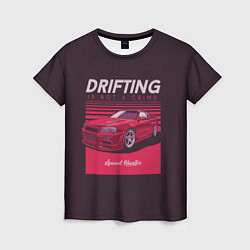 Футболка женская Drifting Style, цвет: 3D-принт