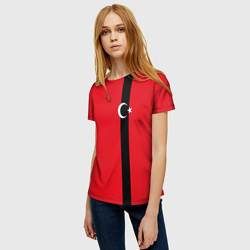 Женская футболка Турция / 3D-принт – фото 3