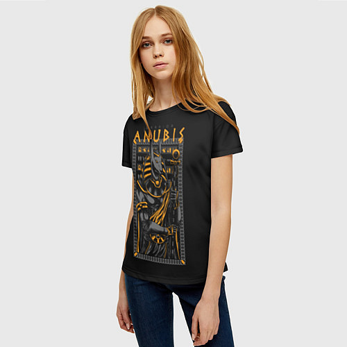 Женская футболка Anubis / 3D-принт – фото 3