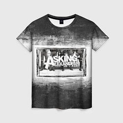 Футболка женская Asking Alexandria, цвет: 3D-принт