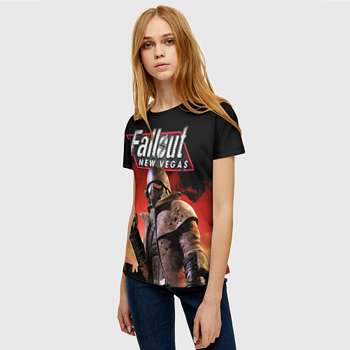 Женская футболка Fallout: New Vegas / 3D-принт – фото 3
