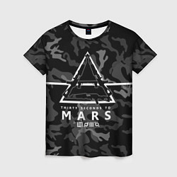 Футболка женская 30 STM Camo, цвет: 3D-принт