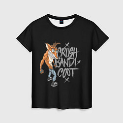 Футболка женская Crush Bandicoot, цвет: 3D-принт