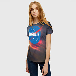 Футболка женская Fortnite NASA, цвет: 3D-принт — фото 2