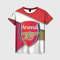 Футболка женская FC Arsenal, цвет: 3D-принт