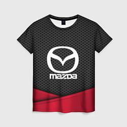 Футболка женская Mazda: Grey Carbon, цвет: 3D-принт