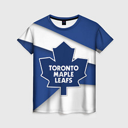 Футболка женская Toronto Maple Leafs, цвет: 3D-принт