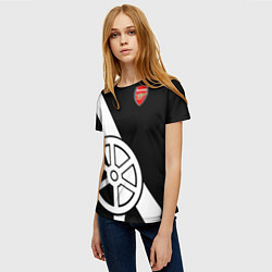 Футболка женская FC Arsenal: Exclusive, цвет: 3D-принт — фото 2