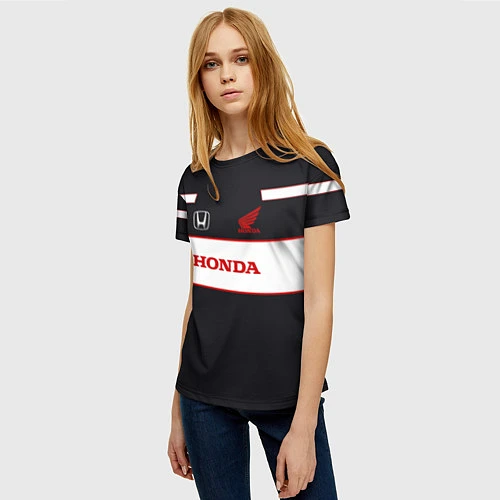 Женская футболка Honda Sport / 3D-принт – фото 3
