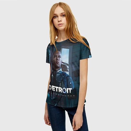 Женская футболка Detroit: Markus / 3D-принт – фото 3