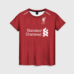 Футболка женская FC Liverpool: Salah Home 18/19, цвет: 3D-принт