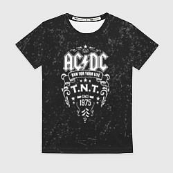 Футболка женская AC/DC: Run For Your Life, цвет: 3D-принт