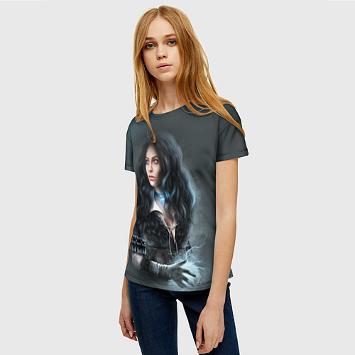Женская футболка The Witcher 3: Magical Woman / 3D-принт – фото 3