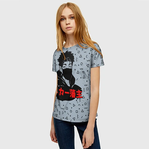 Женская футболка Scarlxrd: Japan Style / 3D-принт – фото 3