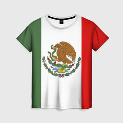 Футболка женская Мексиканский герб, цвет: 3D-принт