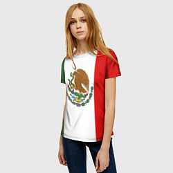 Футболка женская Мексиканский герб, цвет: 3D-принт — фото 2