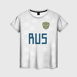 Футболка женская Сборная России 2018, цвет: 3D-принт