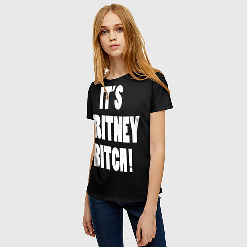 Женская футболка It's Britney Bitch / 3D-принт – фото 3