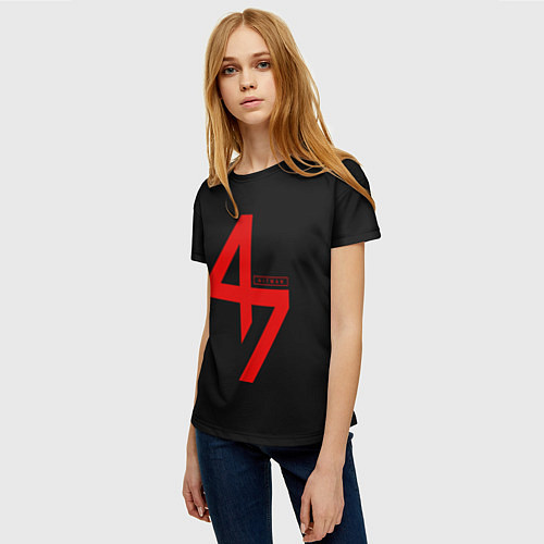 Женская футболка Hitman: Agent 47 / 3D-принт – фото 3