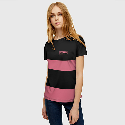Женская футболка Black Pink: Jisoo 95 / 3D-принт – фото 3