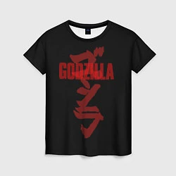 Футболка женская Godzilla: Hieroglyphs, цвет: 3D-принт