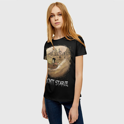 Женская футболка Don't starve stories / 3D-принт – фото 3