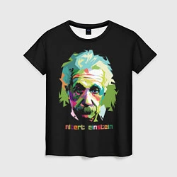 Футболка женская Albert Einstein, цвет: 3D-принт