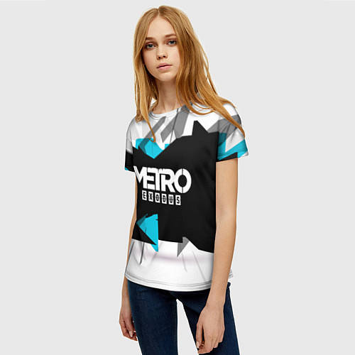 Женская футболка Metro: Exodus Sky / 3D-принт – фото 3
