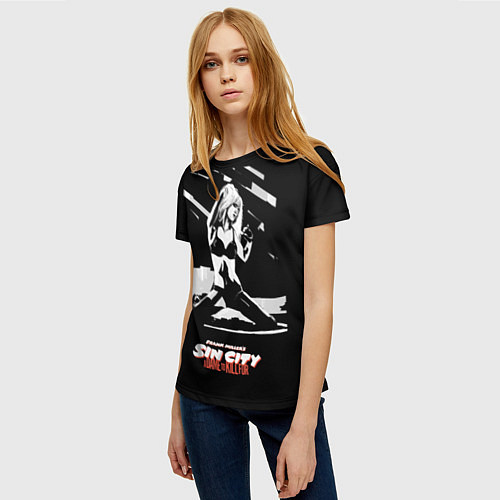 Женская футболка Sin City: Nancy / 3D-принт – фото 3