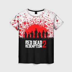 Футболка женская RDR 2: Red Blood, цвет: 3D-принт