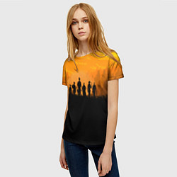 Футболка женская Red Dead Redemption: Orange Sun, цвет: 3D-принт — фото 2