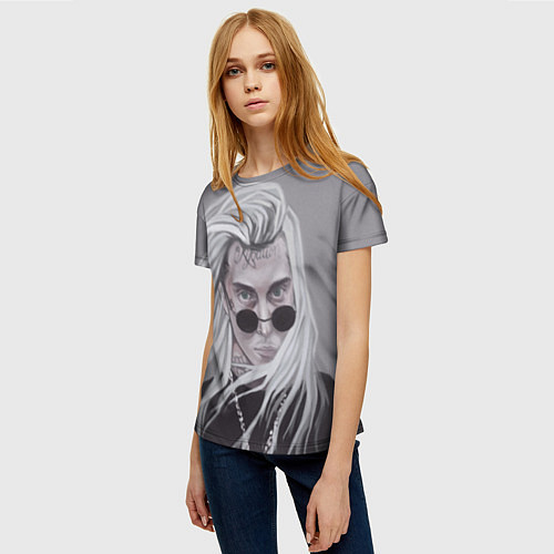 Женская футболка Ghostemane / 3D-принт – фото 3