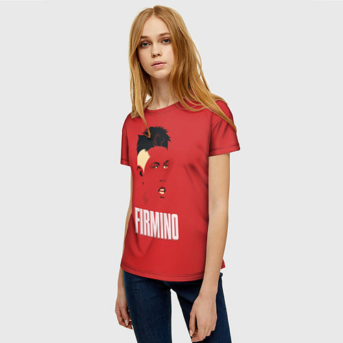 Женская футболка Firmino / 3D-принт – фото 3