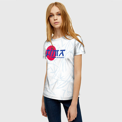 Женская футболка Тима Белорусских: Кроссы / 3D-принт – фото 3