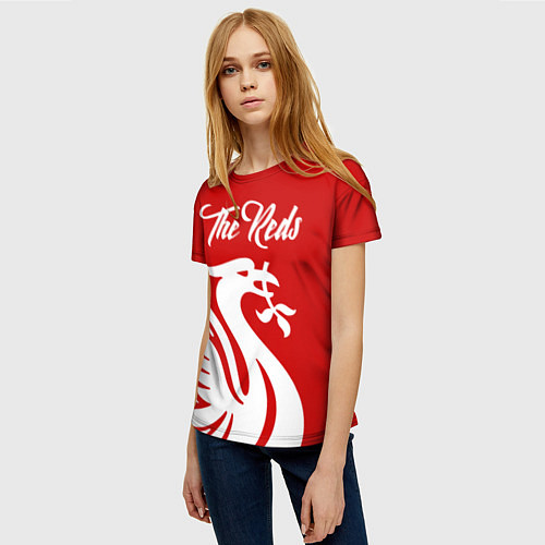 Женская футболка The Reds / 3D-принт – фото 3