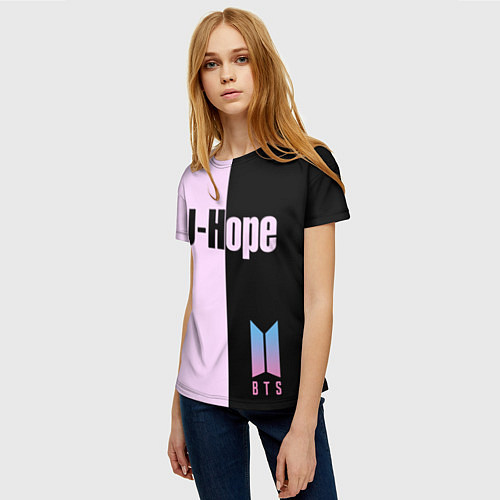 Женская футболка BTS J-hope / 3D-принт – фото 3