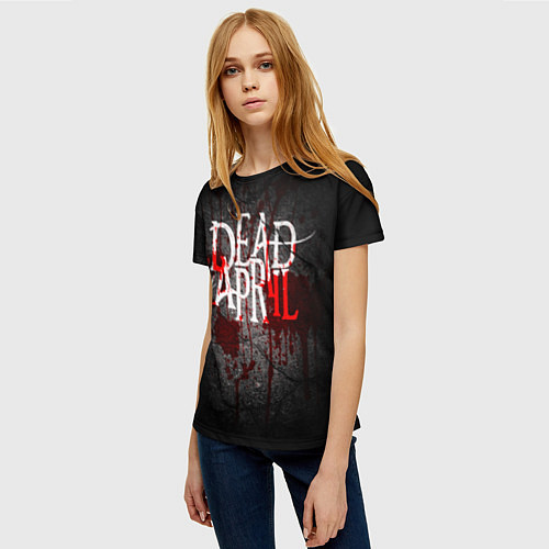 Женская футболка Dead by April / 3D-принт – фото 3