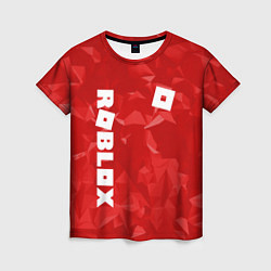 Футболка женская ROBLOX: Red Style, цвет: 3D-принт