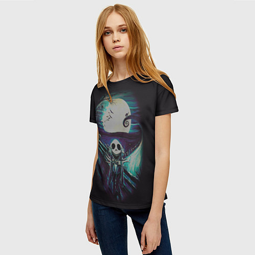 Женская футболка Крик / 3D-принт – фото 3