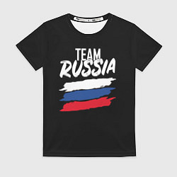 Женская футболка Team Russia
