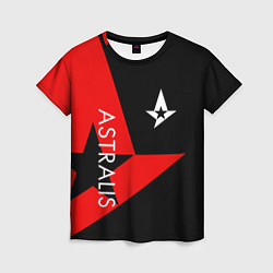 Футболка женская Astralis: Cybergaming, цвет: 3D-принт