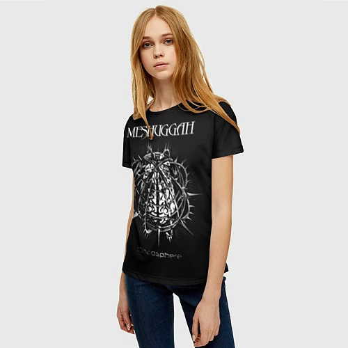 Женская футболка Meshuggah: Chaosphere / 3D-принт – фото 3