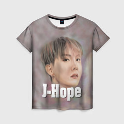 Футболка женская BTS J-Hope, цвет: 3D-принт