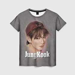 Футболка женская BTS JungKook, цвет: 3D-принт