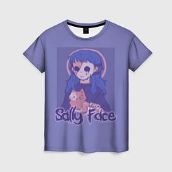 Футболка женская Sally Face: Violet Halo, цвет: 3D-принт
