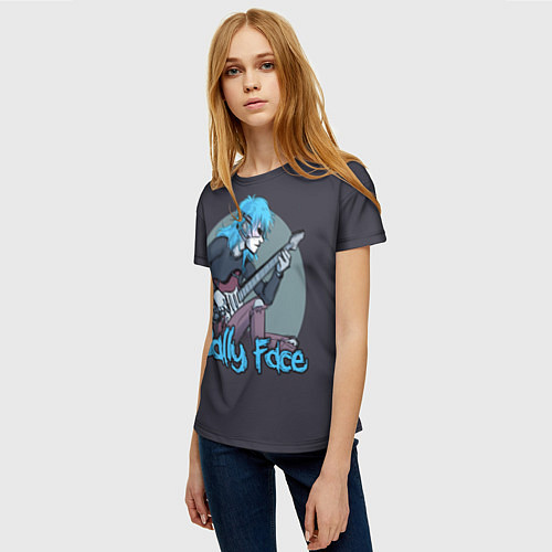 Женская футболка Sally Face: Rock / 3D-принт – фото 3