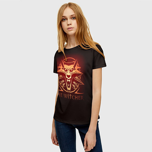 Женская футболка The Witcher / 3D-принт – фото 3